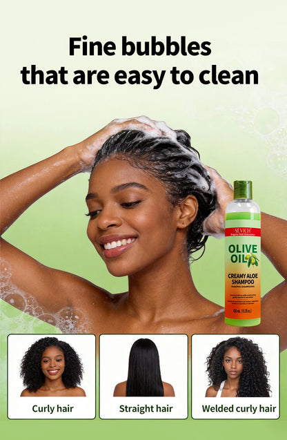 Olive Oil Shampoo 450ml Deep Cleansing Dandruff Removal Shampoo Oil Control Prevents Hair Breakage Scalp Cleansing Hair Care