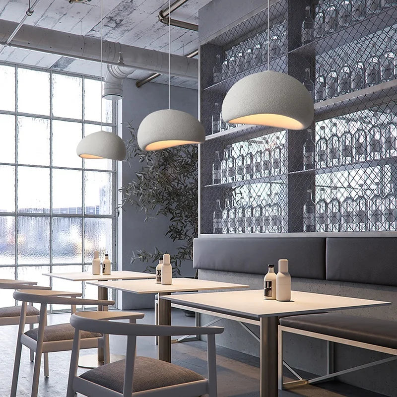 Nordic Wabi Sabi Pendant Lamps Dining Room Lighting Modern Living Room Bedroom LED Ceiling Chandelier Loft Lustre Hanging Lights