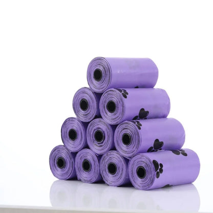 20Rolls Dog Poop Bag Outdoor Cleaning Poop Bag Biodegradable Cat Dog Garbage Bag with Dispenser Gift Dog Waste Bags Pet Supply