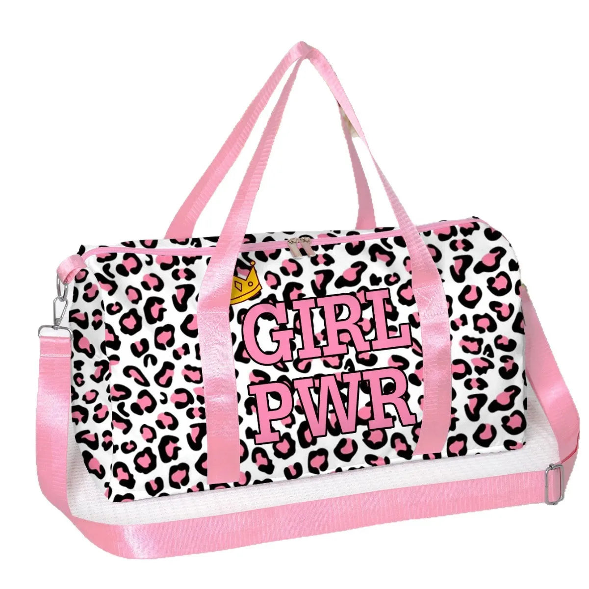 Popular Youthful Striped spots 3D Print Barrel Shape Crossbody Outdoor Sports Bags Gym Yoga Bag Large Capacity Travel Bags