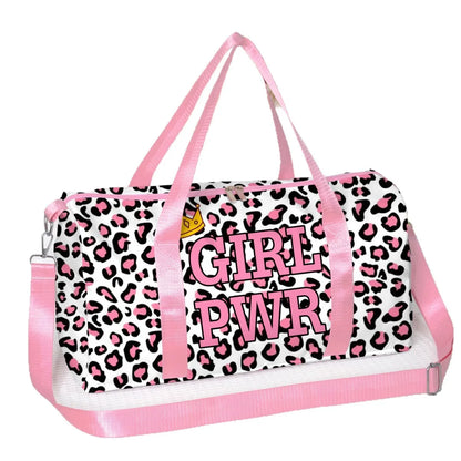 Popular Youthful Striped spots 3D Print Barrel Shape Crossbody Outdoor Sports Bags Gym Yoga Bag Large Capacity Travel Bags