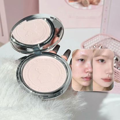 ART VALUE 7PCs Multipurpose Makeup Sets Include 3 Matte Lip Mud,1 Pressed Powder,1 Blush,1 Eyes Palette And Necklace Cosmetics