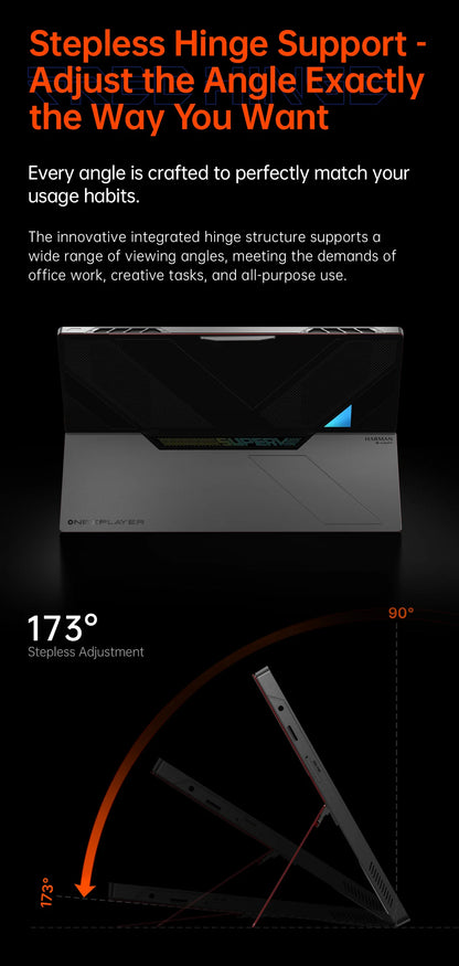 OneXPlayer Super V 2-in-1 Portable Gaming Tablet Laptop Intel Ultra X7 358H OLED Touch Screen Mini AI Workstation
