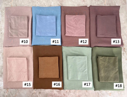 84colors Modal Hijab with Modal Undercap Set Basic Stretchy Pullover Headscarf Thin Breathable Sunscreen Head Wrap Hijabs Scarf