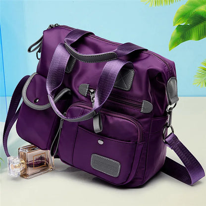 New Ladies Tote Bag Fashion Nylon Waterproof Casual Shoulder Mummy Bag Large Capacity Messenger Bags
