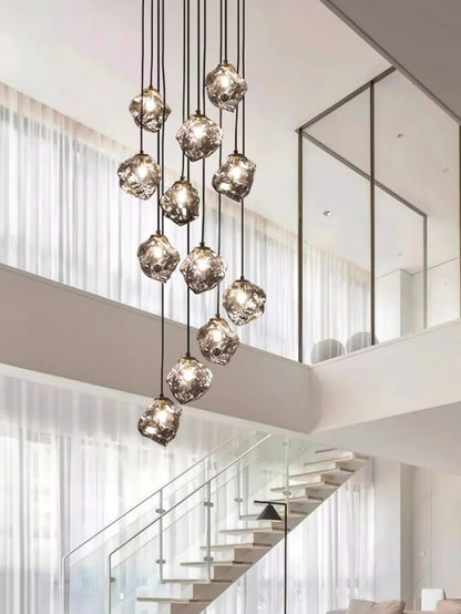 Modern home decor led lights pendant light lamps forstaircase Chandeliers for living room hanging light indoor lighting