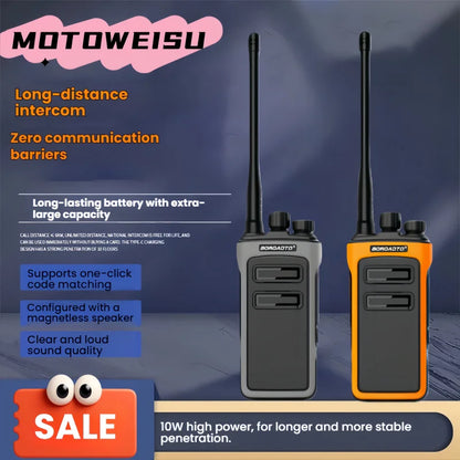 DMR Digital Two Way Radio High Power Long Battery Life Charging VOX Long Range Portable Walkie Talkie for Emergency Camping