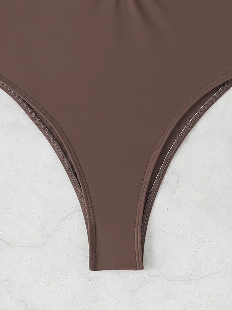 Sexy Halter Bathing Suit Woman Bandeau Swimwear One Piece Women's Swimsuit 2026 Female Bathwear Swimming for Beach Wear Monokini