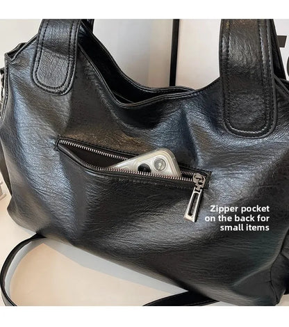 Soft Interior Compartment Shoulder Bags 2026 High Quality Contrasting Colors Bags for Women Fashion Zipper Pu Women's Handbags