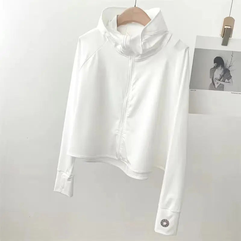 Advanced Ice Silk Sunscreen Clothes for Women Summer 2026 New UV Resistant, Breathable, Lightweight Sunscreen Jacket