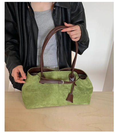 Women's PU Leather Shoulder Bag 2026 Winter New Fashion Retro Underarm Bag Luxury Brand Designer Handbags and Purses Tote Bags