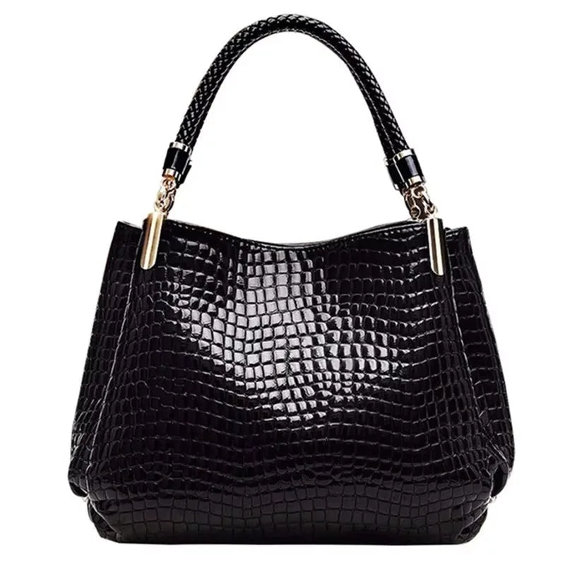Genuine Soft Pu Leather Handbags for Women Vintage Shoulder Tote Bag Luxury Designer Ladies Large Capacity Purse Bags Sac A Main