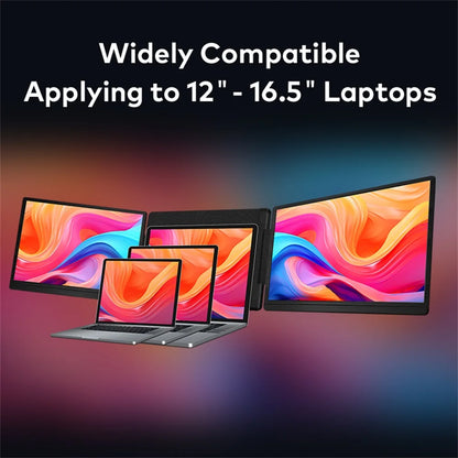 Rospider 15.6 Inch Dual Screen Extender Display FHD IPS Triple Expandable Monitor High Definition for Laptop Productivity