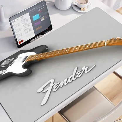 Large Mouse Pad .Mousepad Fender Guitar Gamer Keyboard Mat Game Mats Office Accessories Mausepad Gaming Computer Table Stitch
