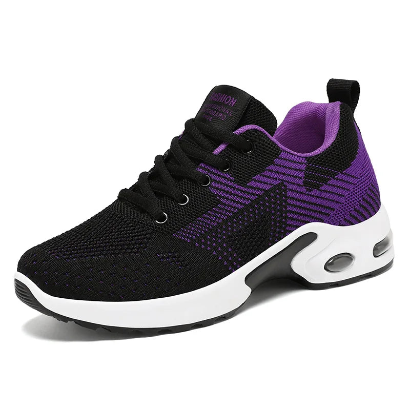 Women Platform Casual Sneakers Shoes Mesh Breathable Running Shoes Chunky Summer Sports Tenis Shoes 2025 Luxury Vulcanize Shoes