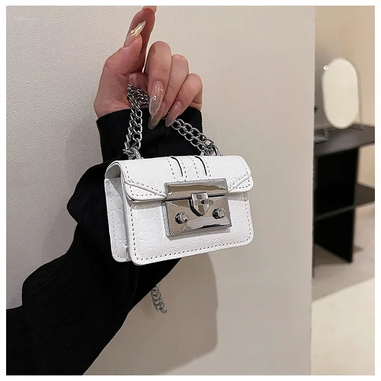 Chain Female Bag Mini Summer Crossbody Bags for Women Fashion Luxury Designer Handbag Women's 2025 Trend Woman Shoulder Purse