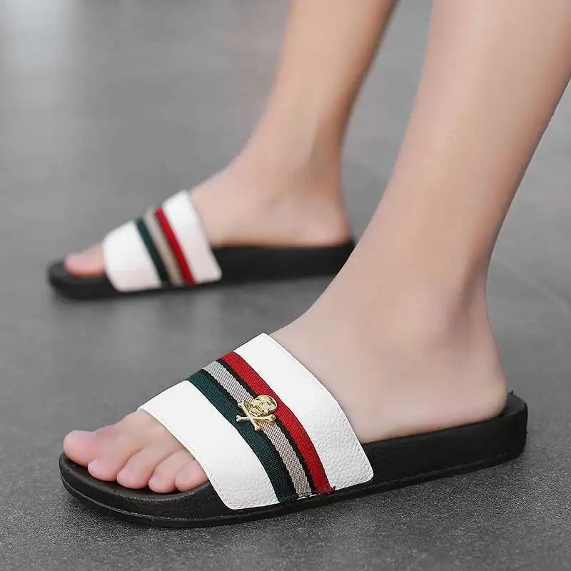 QZHSMY Shoes Men Summer New Men Casual Sports Slippers For Men Wear EVA Soft-Soled Indoor Sandals Male Flip-Flops Fast Shipping