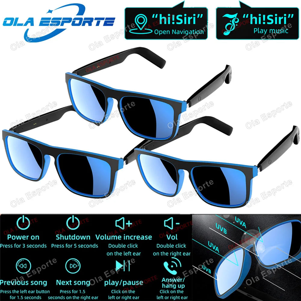 2026 Smart Audio Glasses Touch Open Listening Design Lightweight Ultra Clear Sound Quality Bluetooth Call Waterproof Glasses New