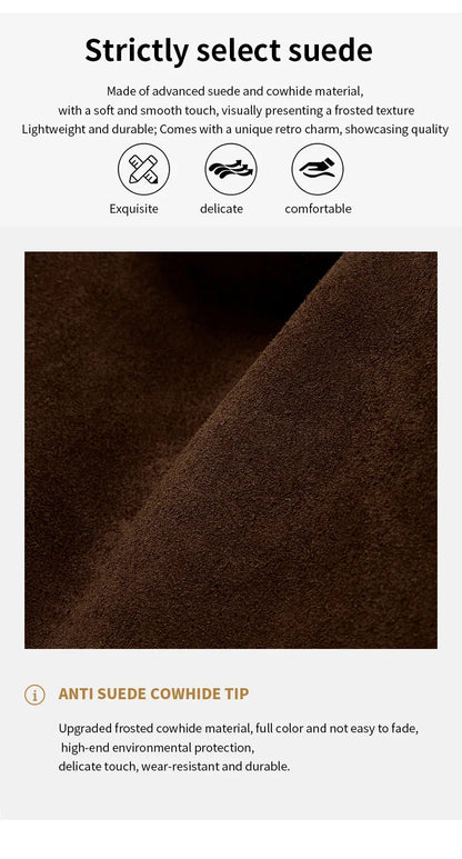 Winter Women's Natural Suede Leather Classic Underarm Bag Female Soft Cowhide Durable Handbags Ladies Luxury Designer Bags