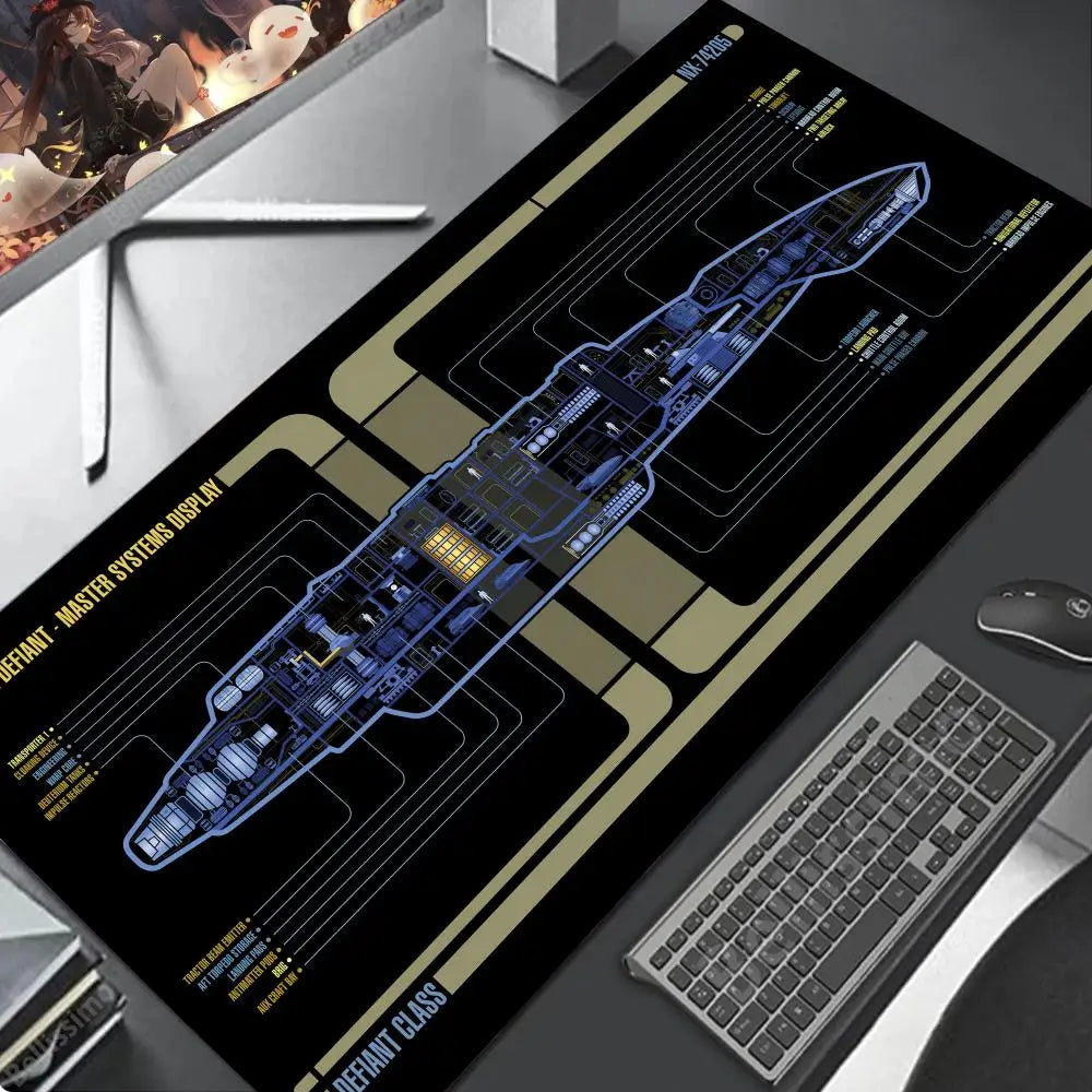 Exploded view 900x400 XXL Mouse Gaming accessories Pad Purple art Large Offices accessories rubber Anime figures mouse pa HD