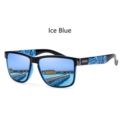Fashion Classic Square Sunglasses Men Women Driving   Fishing Colorful Trendy Lightweight Outdoor Goggles