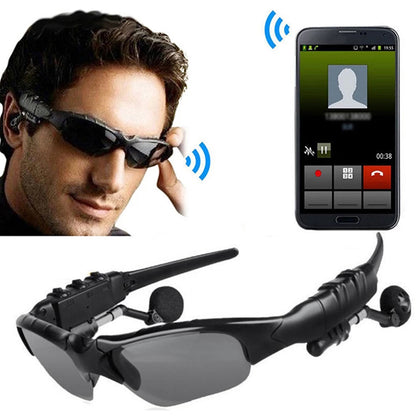 Stereo Earphones Wireless Headset with Mic Polarized Glasses Sunglasses for Driving Cycling Sports Noise Reduction Headphones