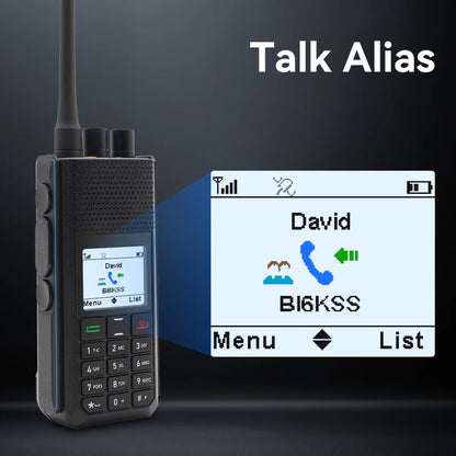 Retevis Ailunce H1 DMR Walkie Talkie Long Range Ham Radio UHF VHF Communication Two-way Radio Station FM GPS APRS