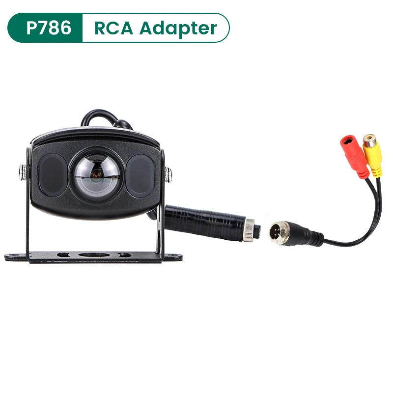 GreenYi 165° AHD 1920*1080P Car Rear View Camera Fisheye Lens IR Infrared Night Vision WDR Vehicle Camera For Bus Truck P786
