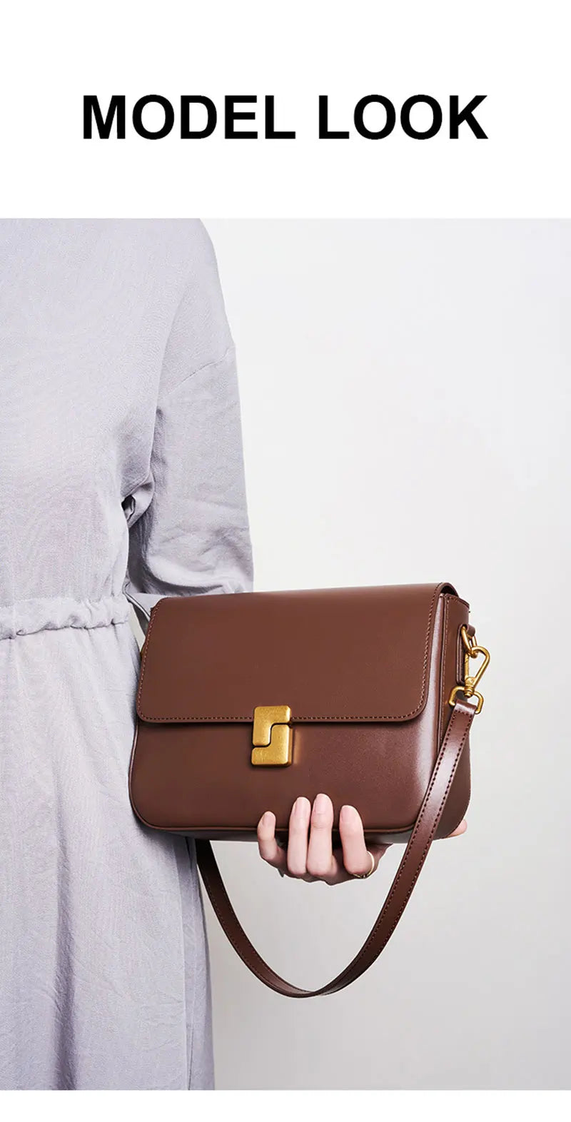 Luxury Genuine Leather Women Bag 2025 New Women's Shoulder Bag High Quality Cowhide Square Crossbody Bags Designer Handbags