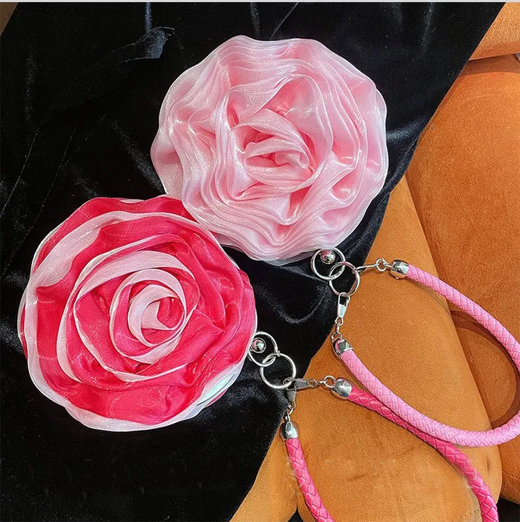 Party Clutch Fairy Hostess Flower Silk Mini Banquet Lipstick Key Purse Luxury Tote Designer Lady Prom Crossbody Handbags