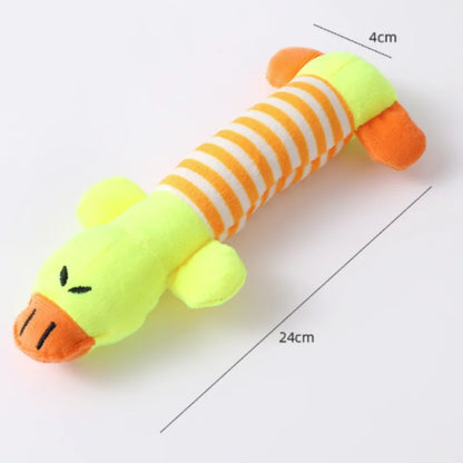 Interactive Cotton Rope Donkey Toy Grey/Brown Plush Sound Pet Training Game for Kittens And Dogs Creative Bite And Play Activity