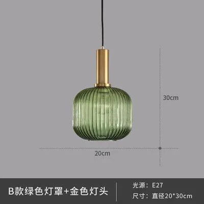 Modern LED Nordic Glass Pendant Lights Fixtures Bedroom Dinning Living Room Light Hanging Lamp Hanglamp Luminaire