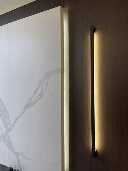 Modern Minimalist Long Wall Lamp LED Wall Mounted Light Indoor Living Room Bedroom Background Lamp Home Decora Fixtures 110/220V