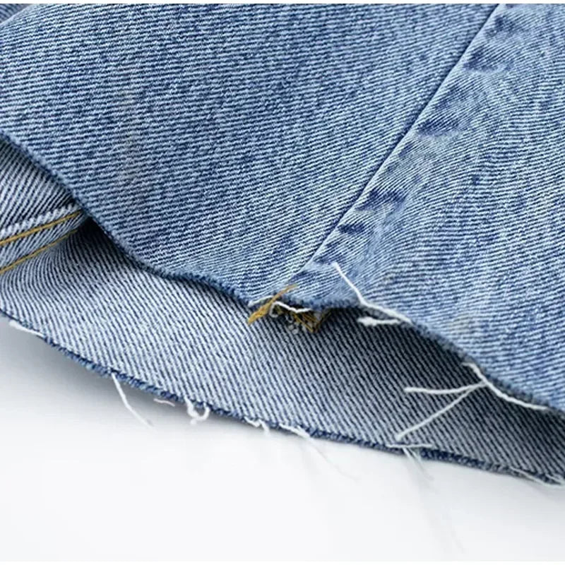 Autumn Denim Jumpsuit for Women Overalls Woman Jean Overalls Long Sleeve Elegant Jumpsuits Y2k Streetwear 2024 Turn Down Collar