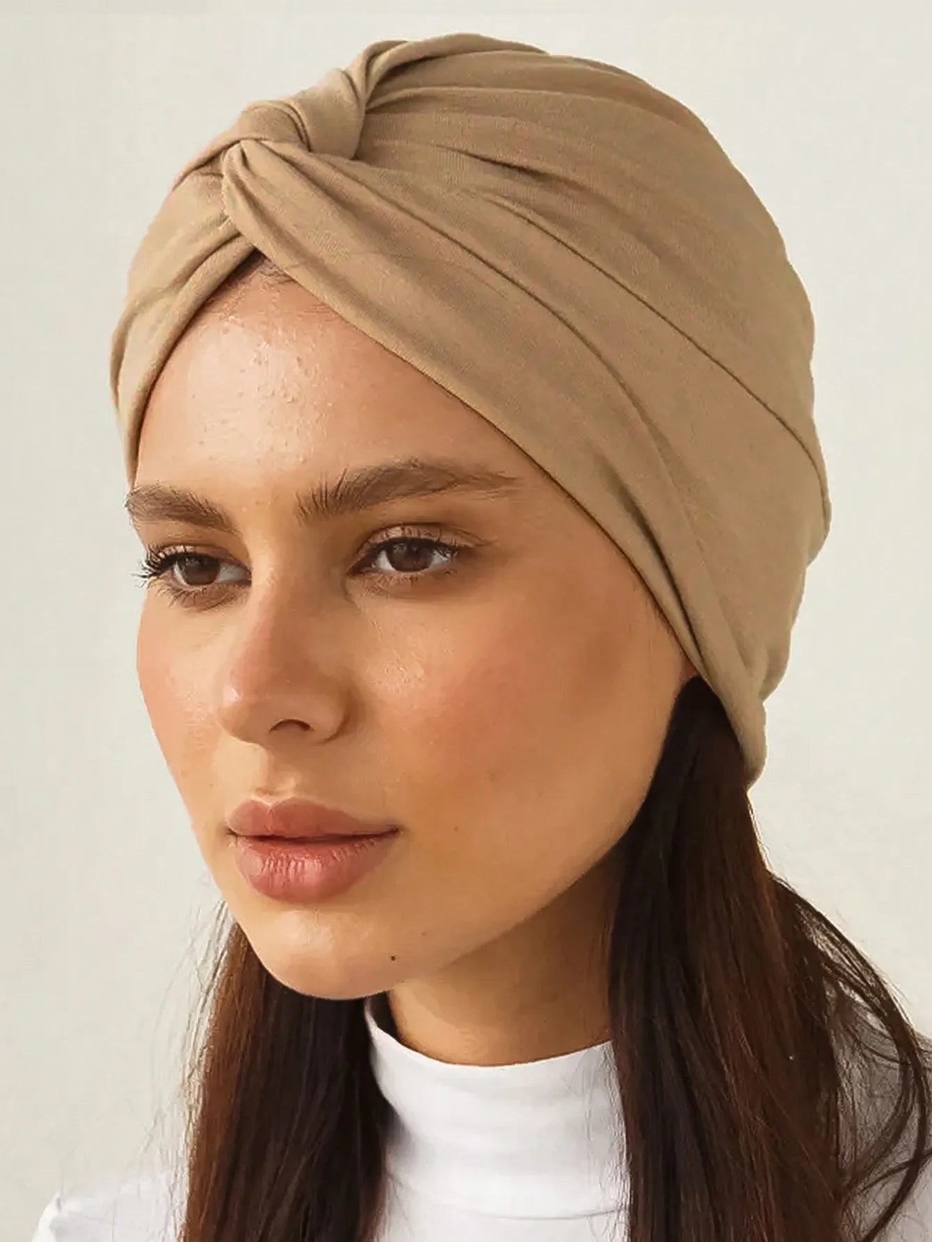 2026 New Soft Strech Ramadan Muslim Hijab Caps Fashion Headwear Women's Headscarf Solid Color Hair Care Turban Bonnet