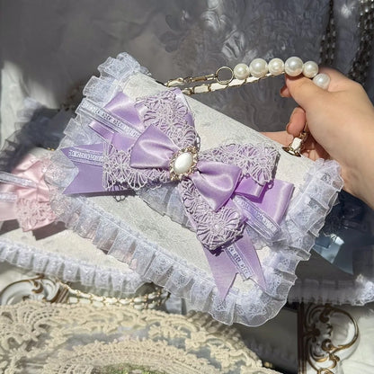 Women's Crossbody Bag Y2K Bags Pink Lolita Colorful Bag Woman 2025 Bag Pink Handbags 2025 Luxury Designer White Shoulder Bag