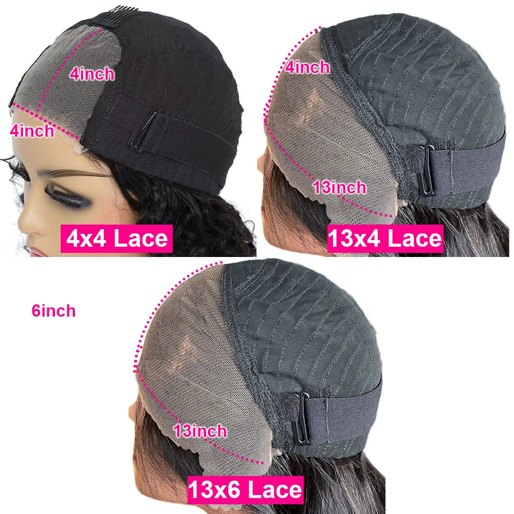 Glueless Lace Wig Human Hair Wear And Go Highlight Bouncy Curly Human Hair Lace Frontal Wig P4/613 Colour 13×4 HD Lace Front Wig