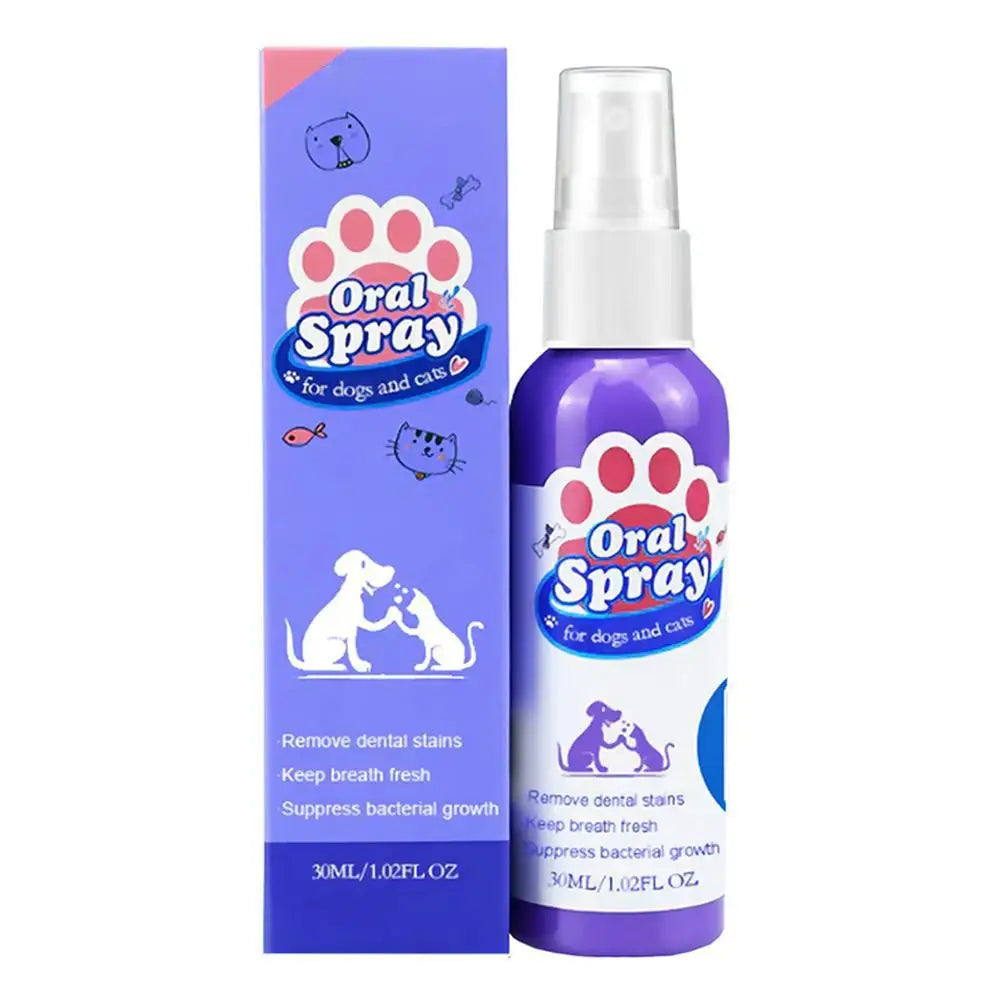 Pet Mouth Spray,Fresh Breath & Teeth Cleaning Spray,Pets Dog Oral Care Spray,Reduce Plaque & Tartar,Healthy Mouth For Dogs
