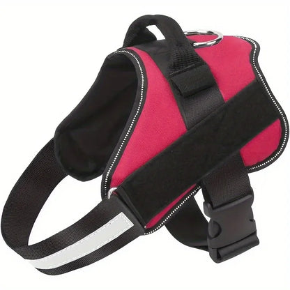 Dog Leash Vest Style Chest Harness Pet Supplies Stretchable Dog Chain Reflective Small Medium Adjustable Dogs Comfortable Secure