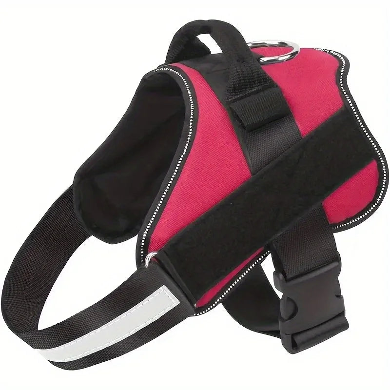 Dog Leash Vest Style Chest Harness Pet Supplies Stretchable Dog Chain Reflective Small Medium Adjustable Dogs Comfortable Secure