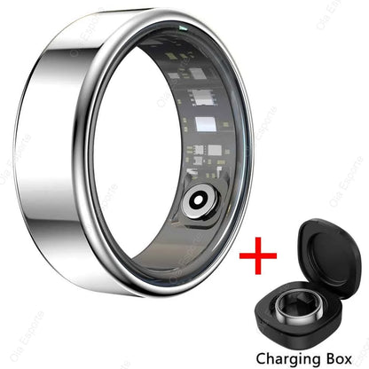 Smart Ring for Men Women Bluetooth Monitor Blood Heart Rate Blood Oxygen Monitor Smartring Multi Sport 5ATM Waterproof 2026 New