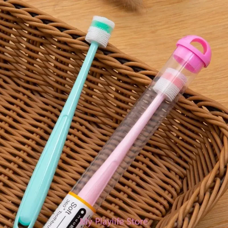 Small Pet Toothbrush for Dogs Cat Teeth Cleaning Kits Soft Silicone Bristle Dog Toothbrush Dental Care Puppy Tooth Brush