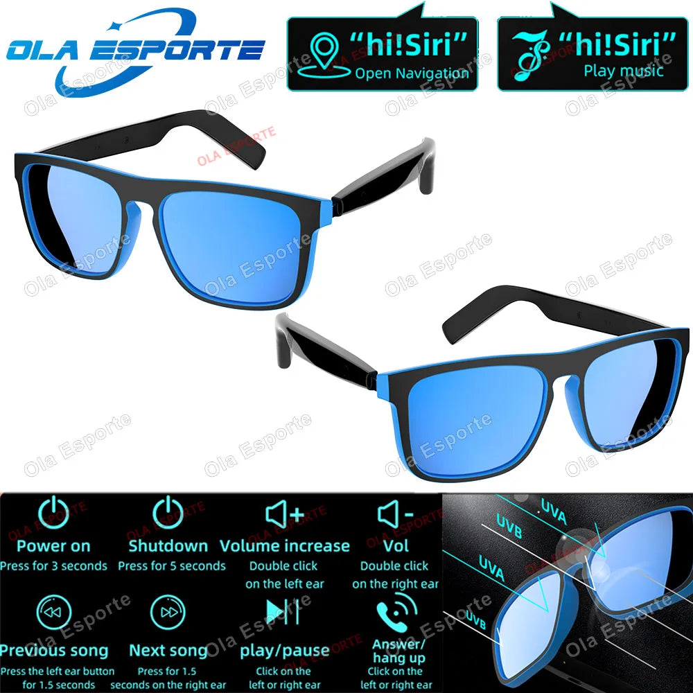 2026 Smart Audio Glasses Touch Open Listening Design Lightweight Ultra Clear Sound Quality Bluetooth Call Waterproof Glasses New
