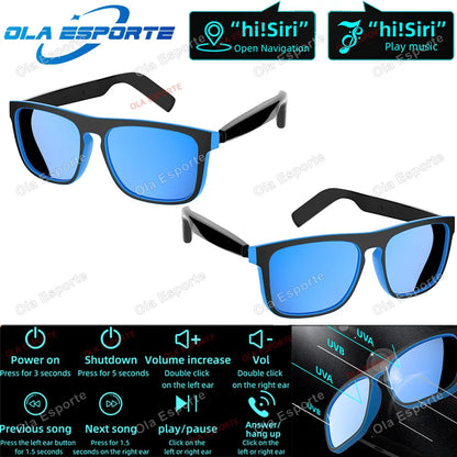 2026 Smart Audio Glasses Touch Open Listening Design Lightweight Ultra Clear Sound Quality Bluetooth Call Waterproof Glasses New