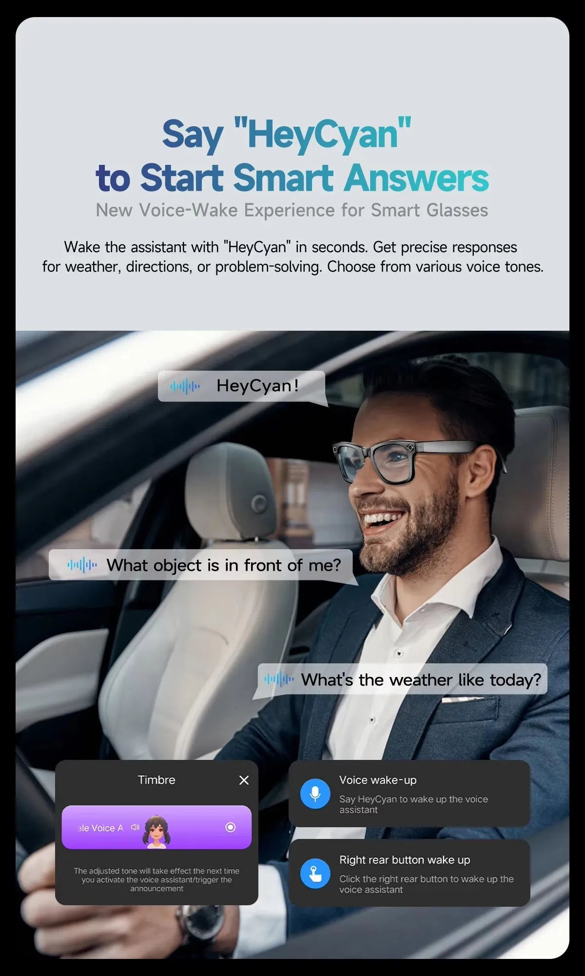 Smart Glasses W610 with Camera 8 Million Pixels Wi-Fi Touch Control Dual-microphone Noise Reduction AI Translation Sunglasses