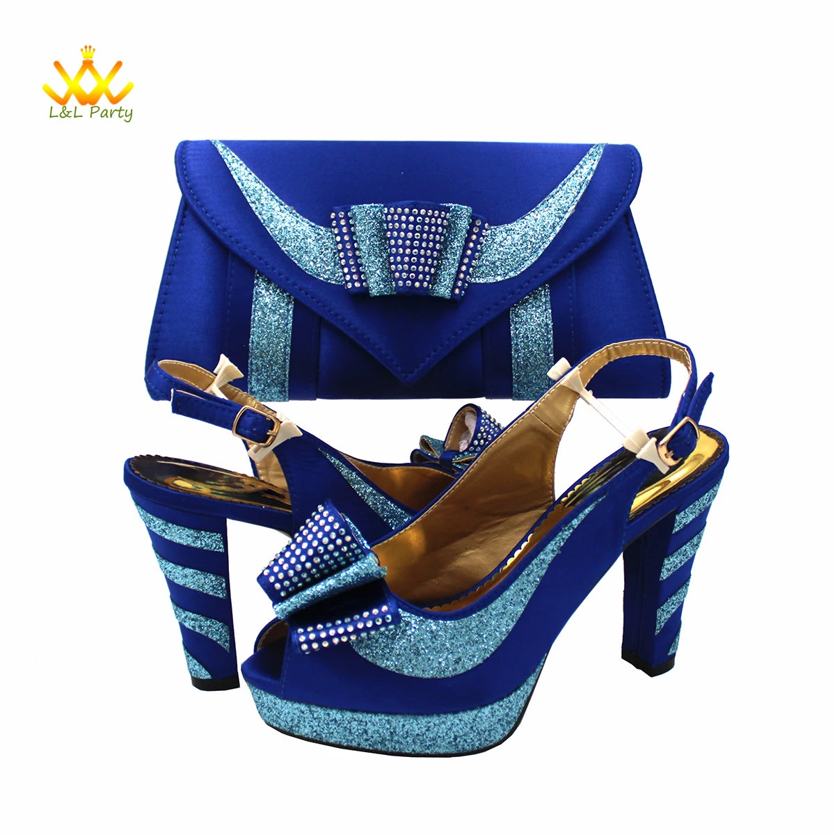 New Spring Autumn Super High Heels Shoes Matching Bag Set in Magenta Color For Nigerian Ladies Wedding Party