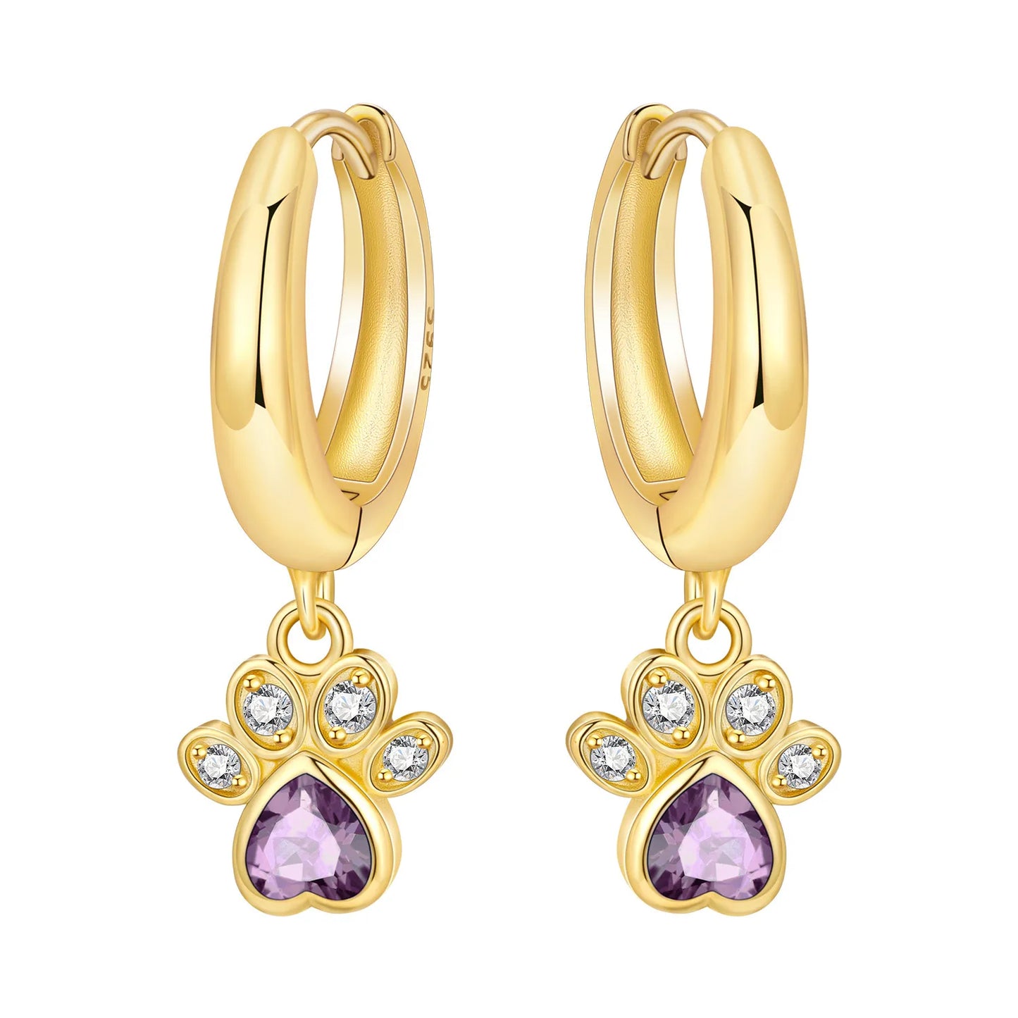 Original 925 Sterling Silver Heart Vintage Luxury Earrings Fashion 18K Gold Hoop Earrings for Women Piercing Jewelry Aretes 2026