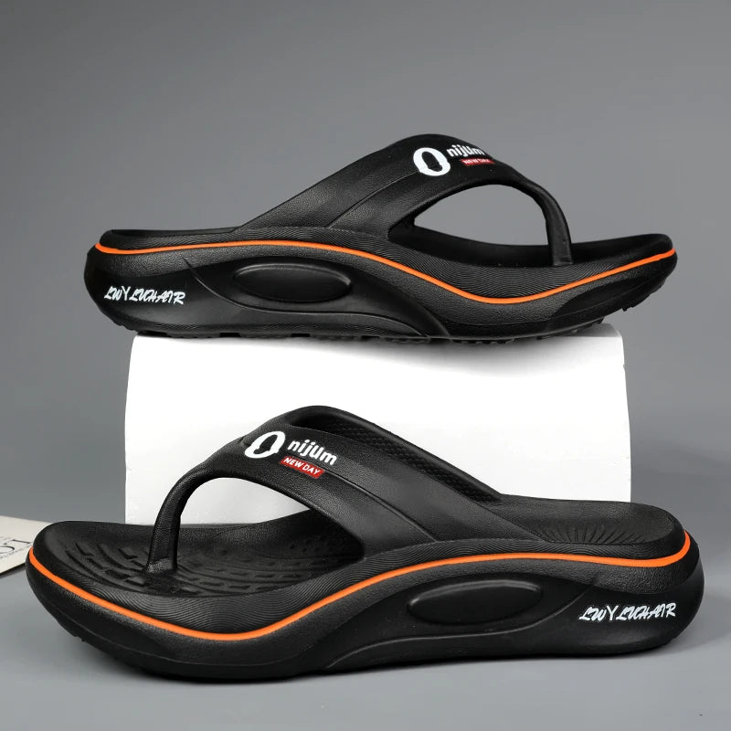 Summer Men Slippers Non Slip EVA Flip Flops Lightweight Home Sandals Soft High Quality Slides Fashion Outdoor Beach Bathroom
