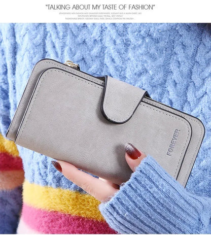 Winnie the Pooh Long Zip Wallet Multi-Card Cute Cartoon Pattern Soft Texture Wallet for Women Large Capacity Lady Clutch Bag