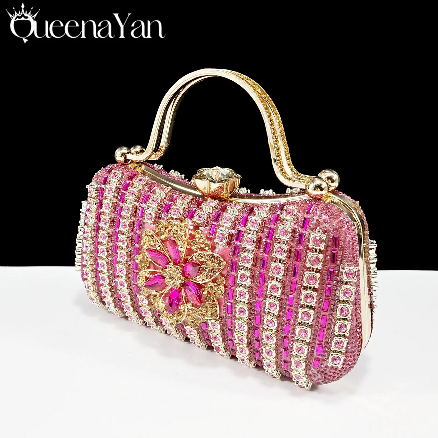 2026 Diamond Women Luxury Clutch Evening Bag Wedding Crystal Ladies Cell Phone Pocket Purse Female Wallet for Party Quality Gift